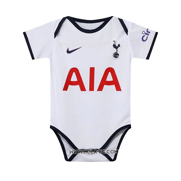 Camiseta Primera Tottenham Hotspur 2022-2023 Bebe